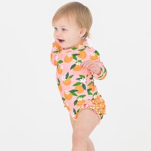 Ruffle Butts Novelty Long Sleeve One Piece Rash Guard